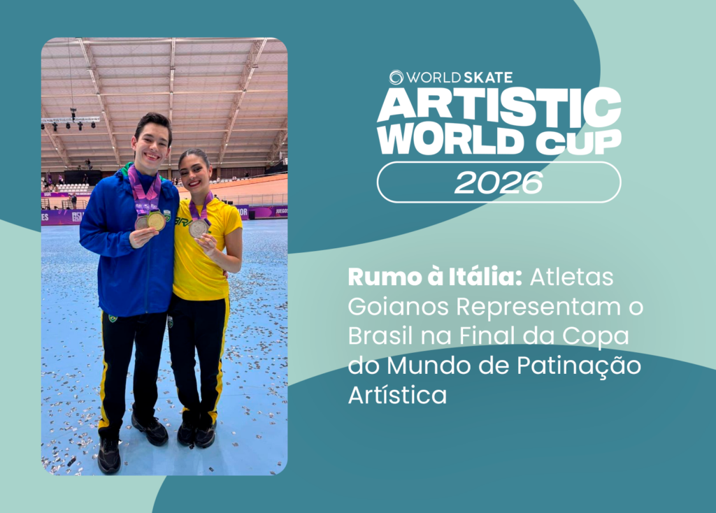 Rumo à Itália: Atletas Goianos Representam o Brasil na Final da Copa do Mundo de Patinação Artística